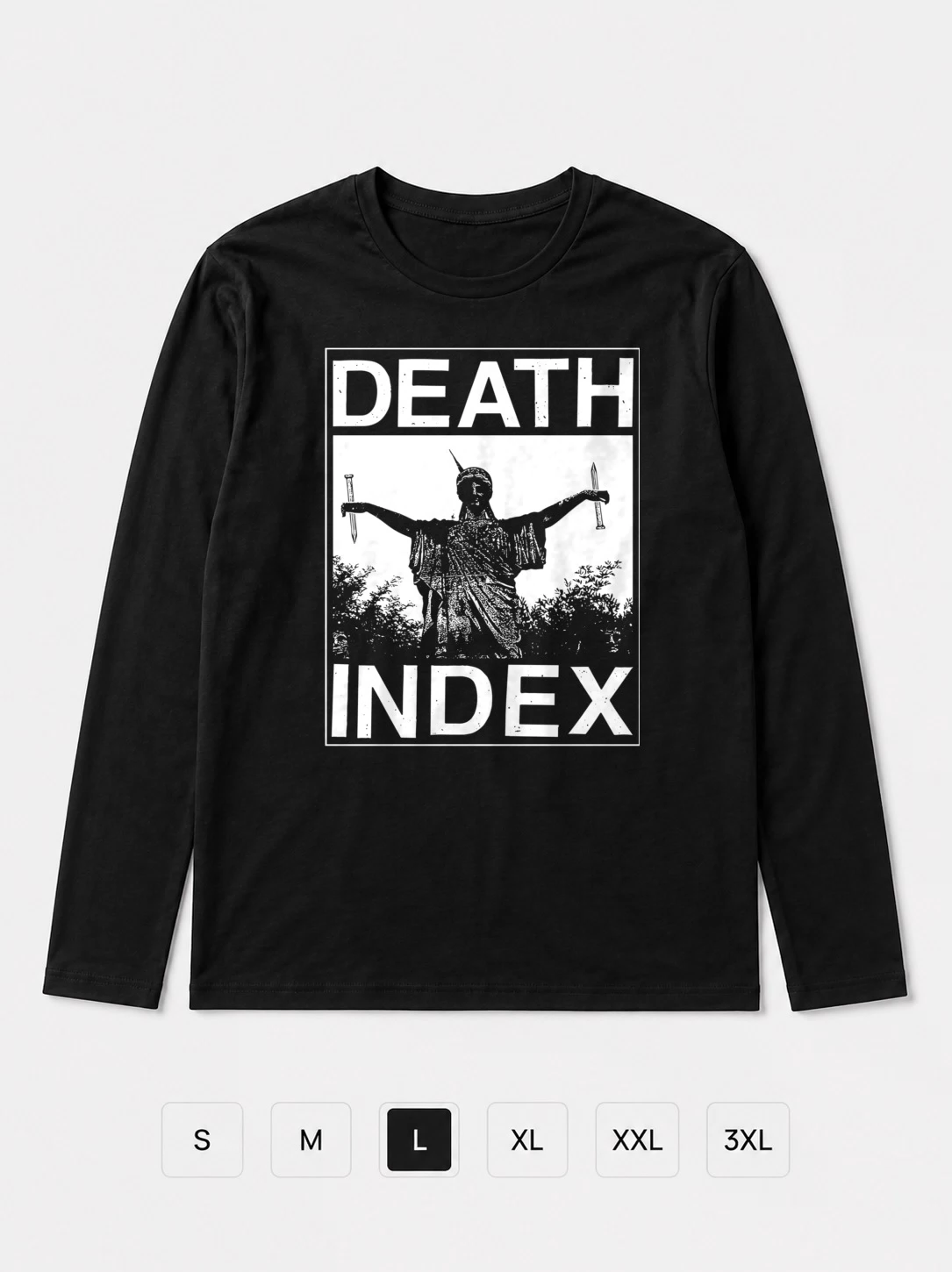 Лонгслив Death index