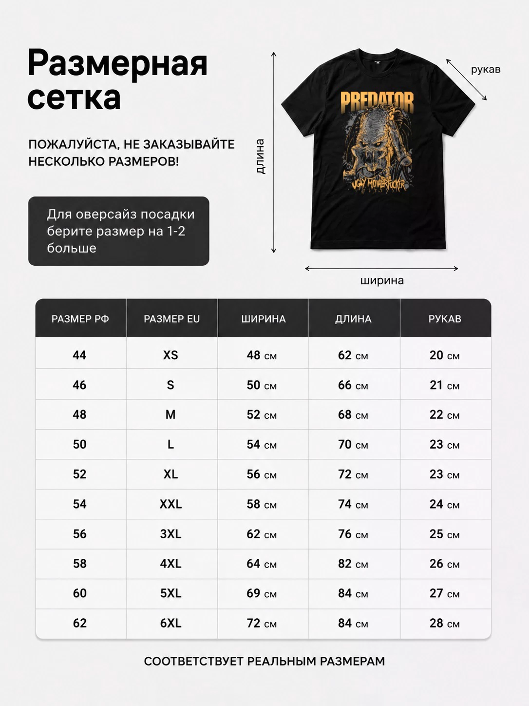 Детали: Футболка Хищник