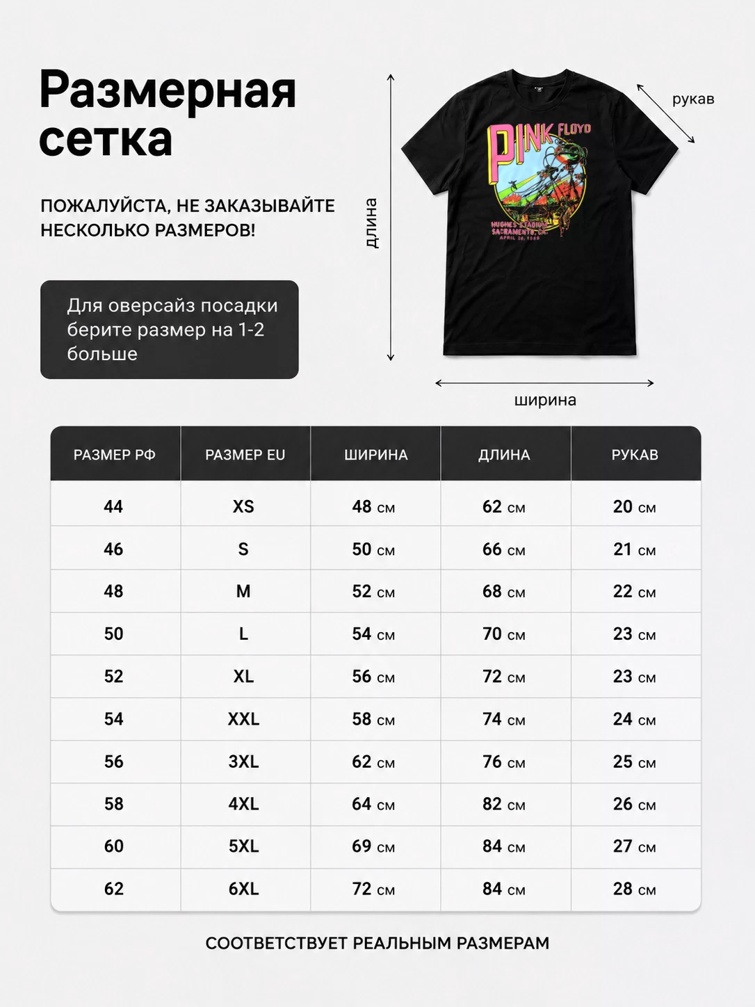 Детали: Футболка Pink Floyd