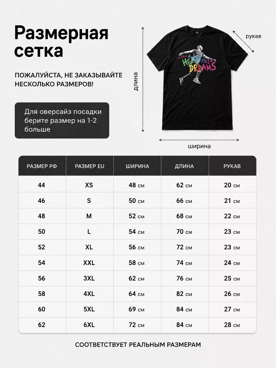 Детали: Футболка Coldplay
