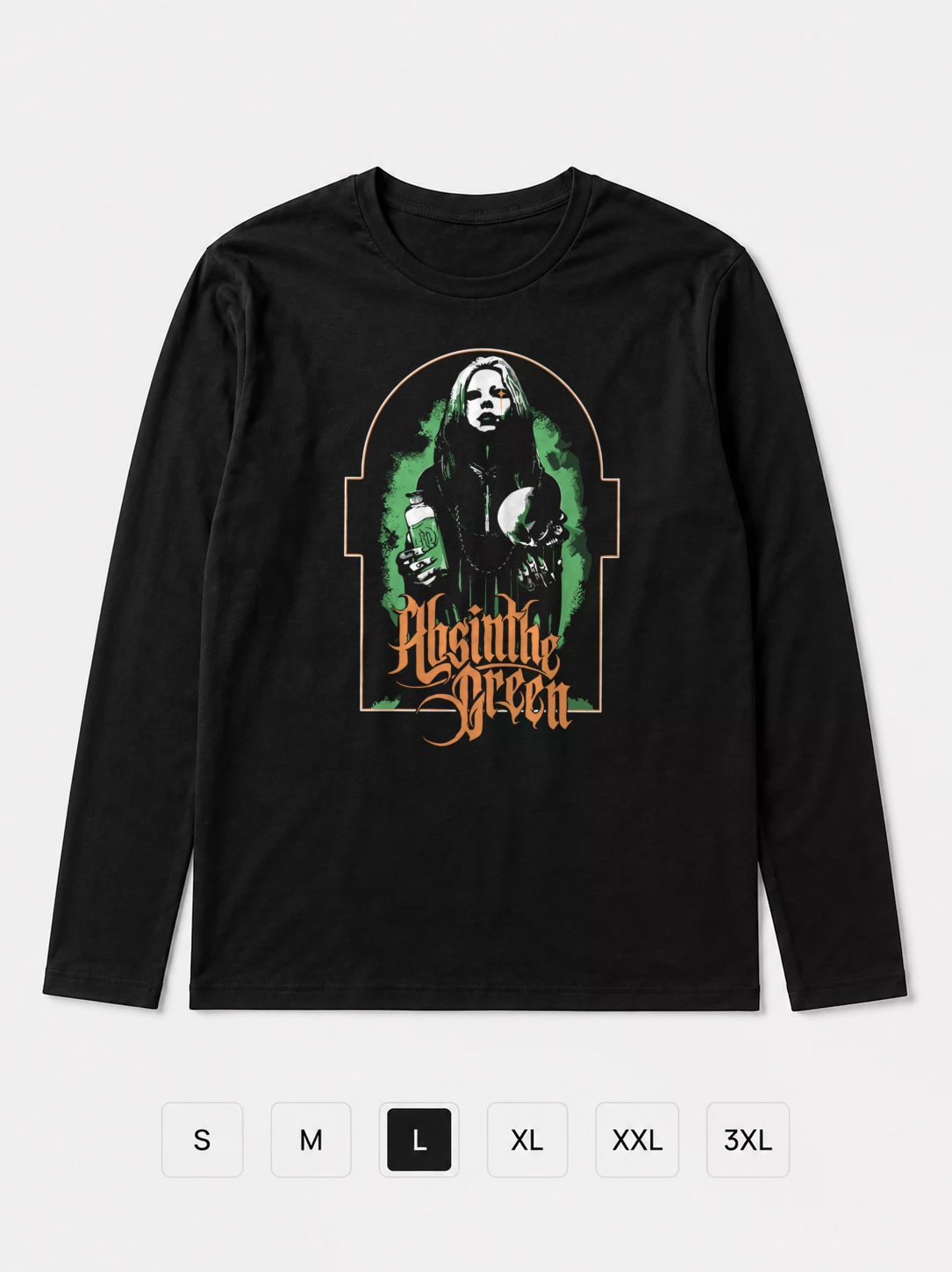 Лонгслив Absinthe green