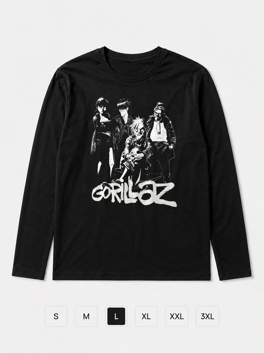 Лонгслив Gorillaz