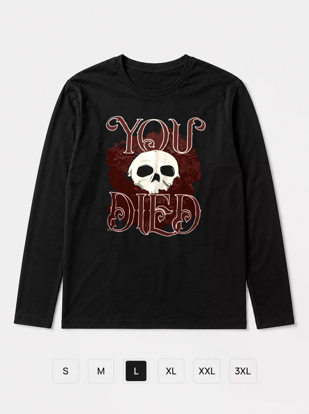 Лонгслив You died