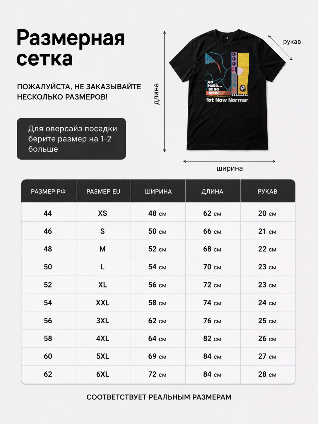 Детали: Футболка Go hard or go home