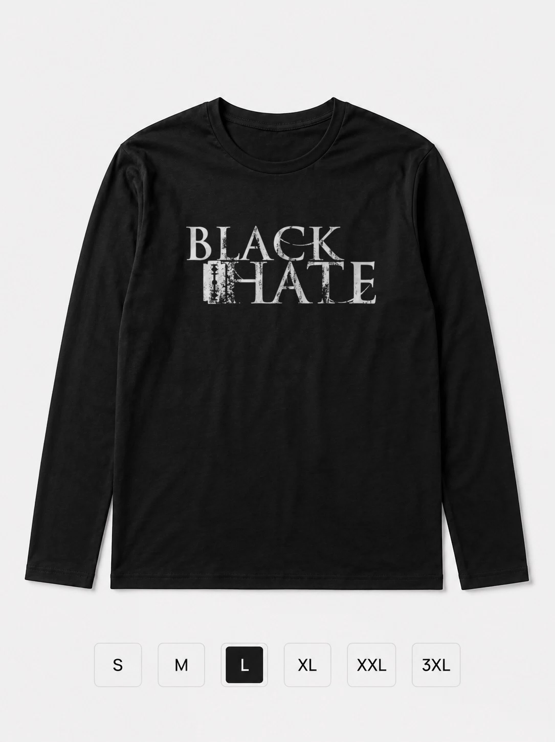 Лонгслив Black Hate