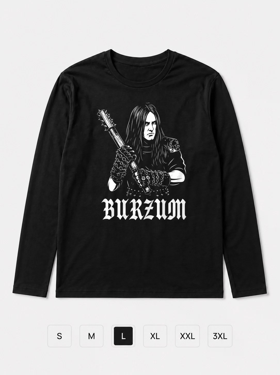 Лонгслив Burzum метал Fan Art