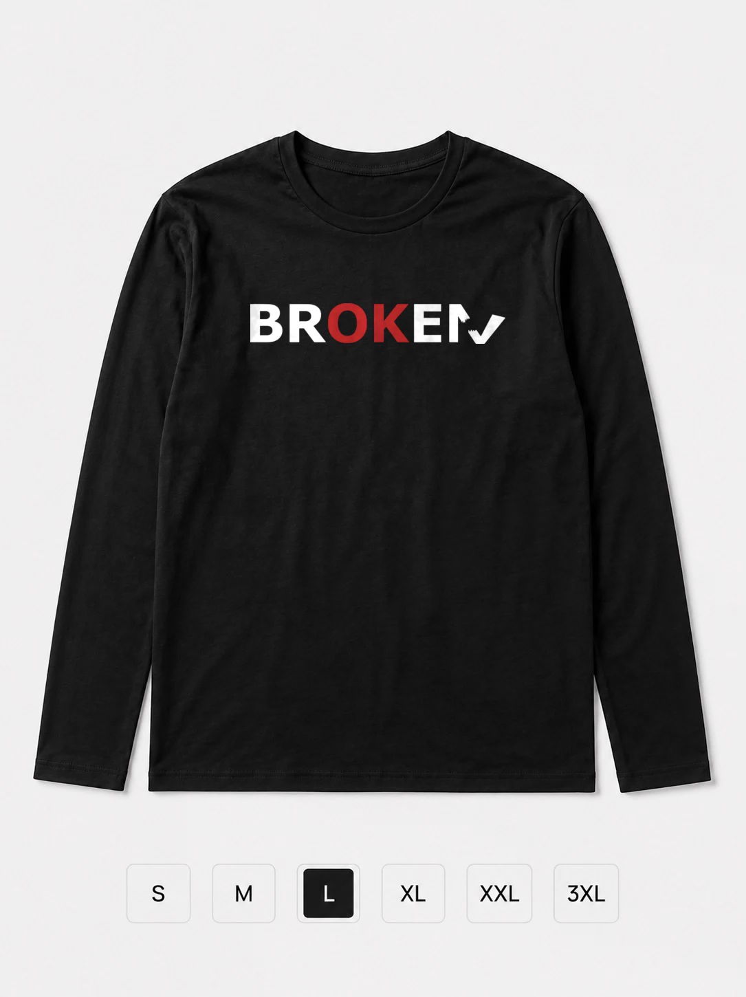 Лонгслив Broken (сломан)