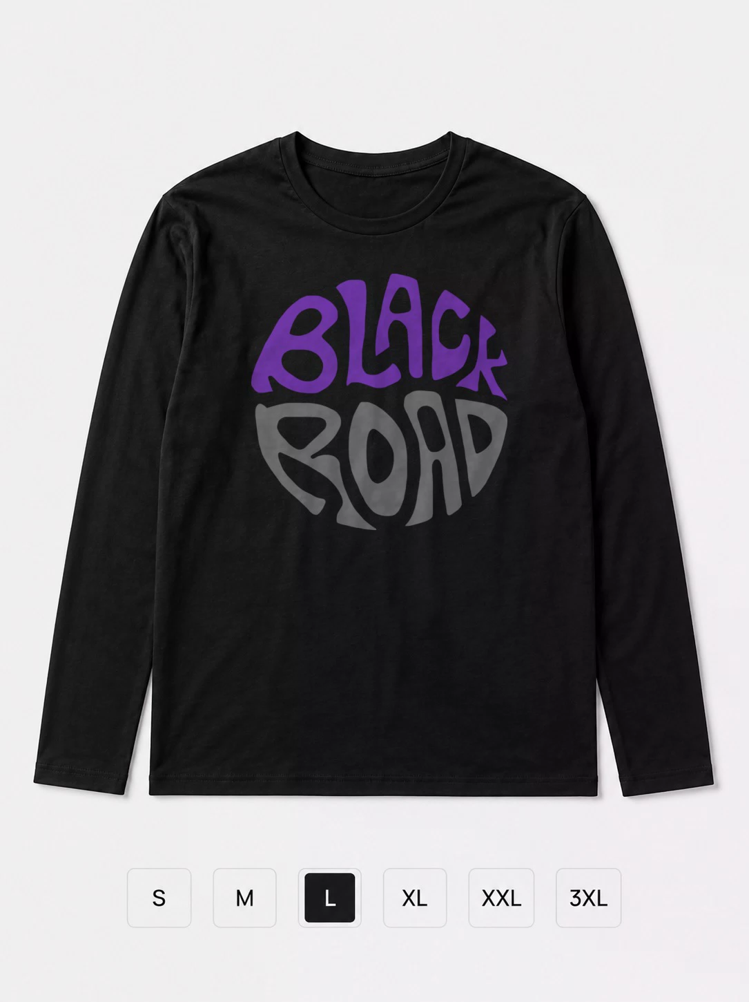 Лонгслив Black road