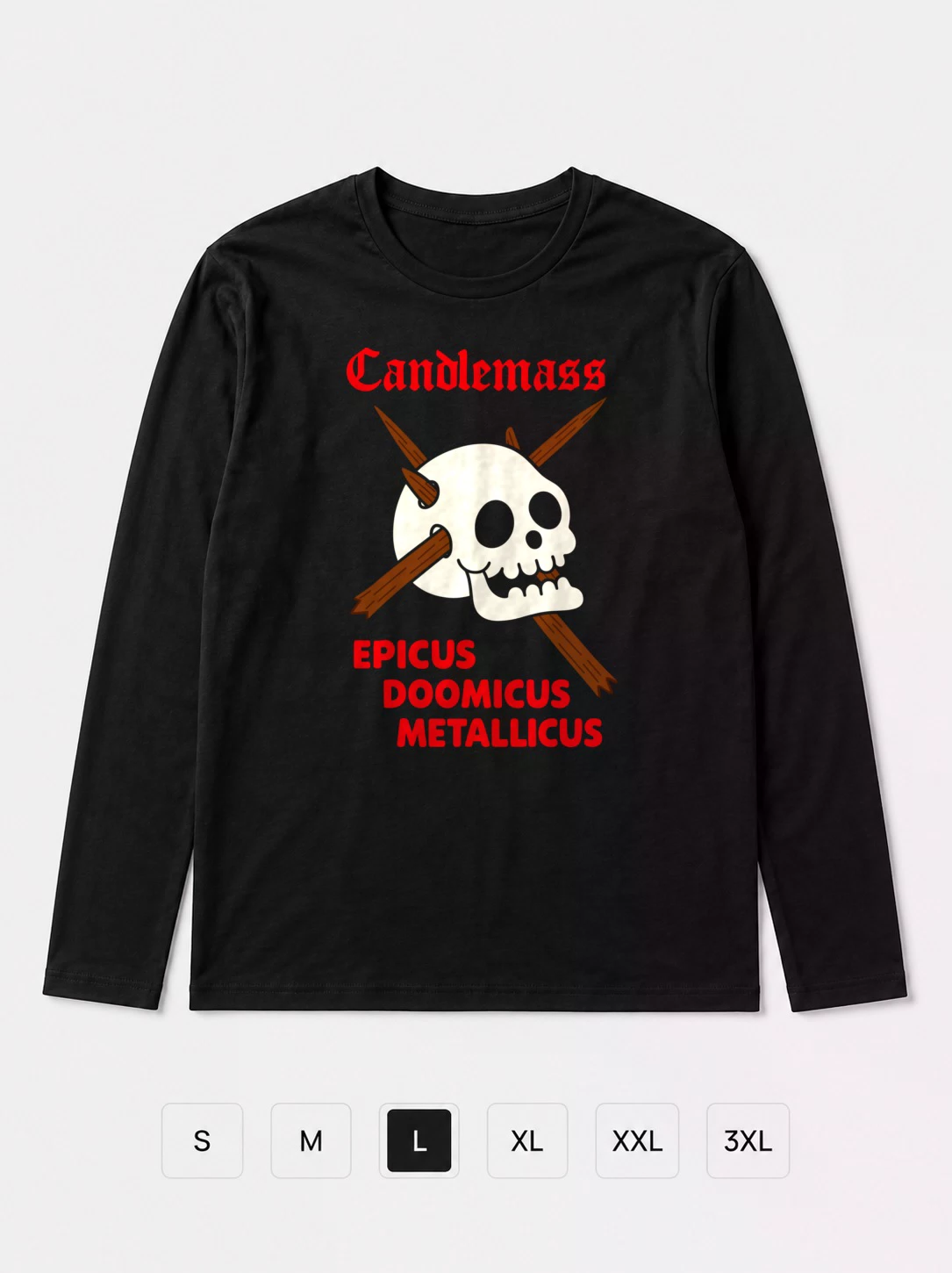 Лонгслив Candlemass прикол