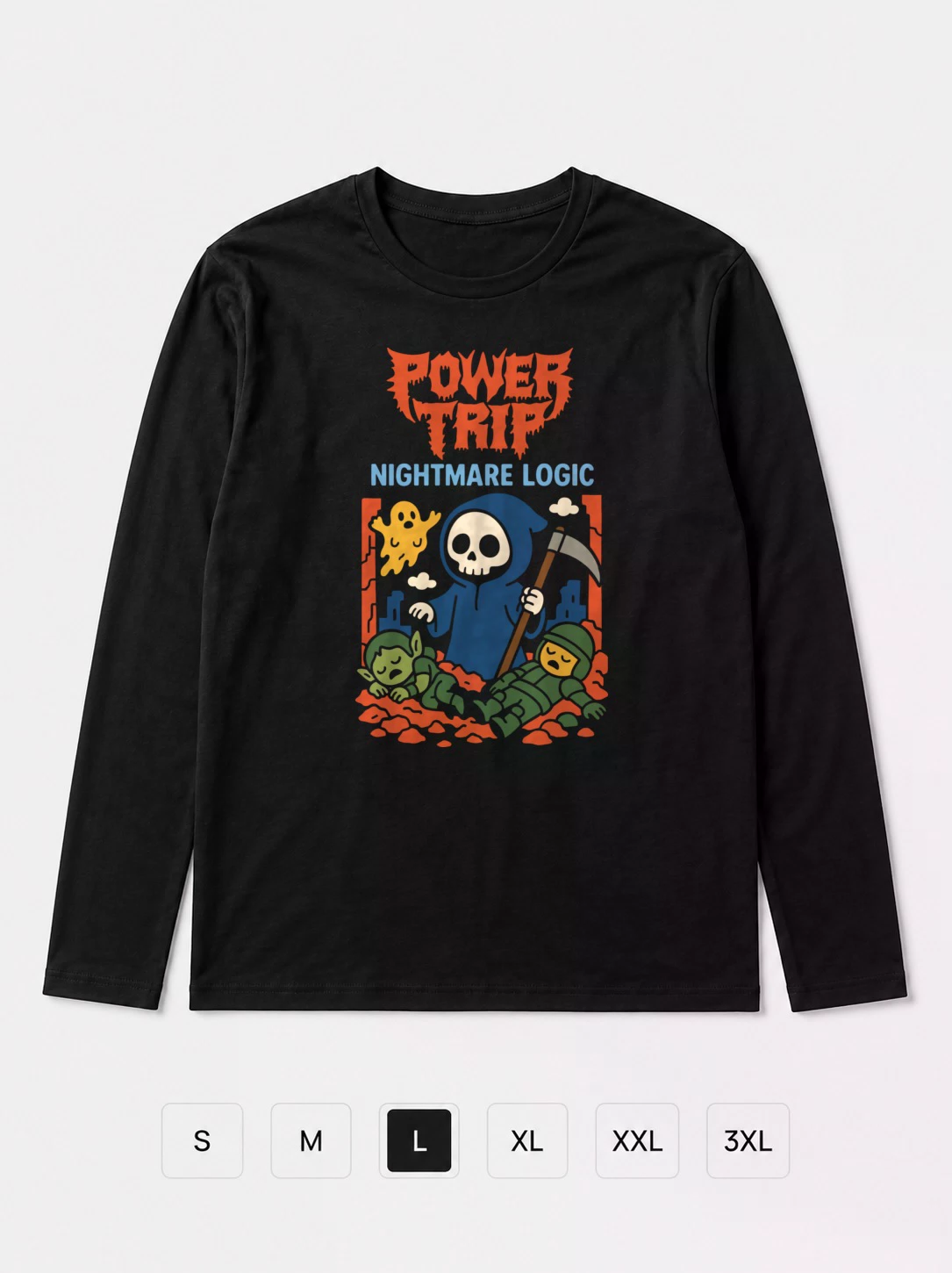 Лонгслив Power Trip прикол