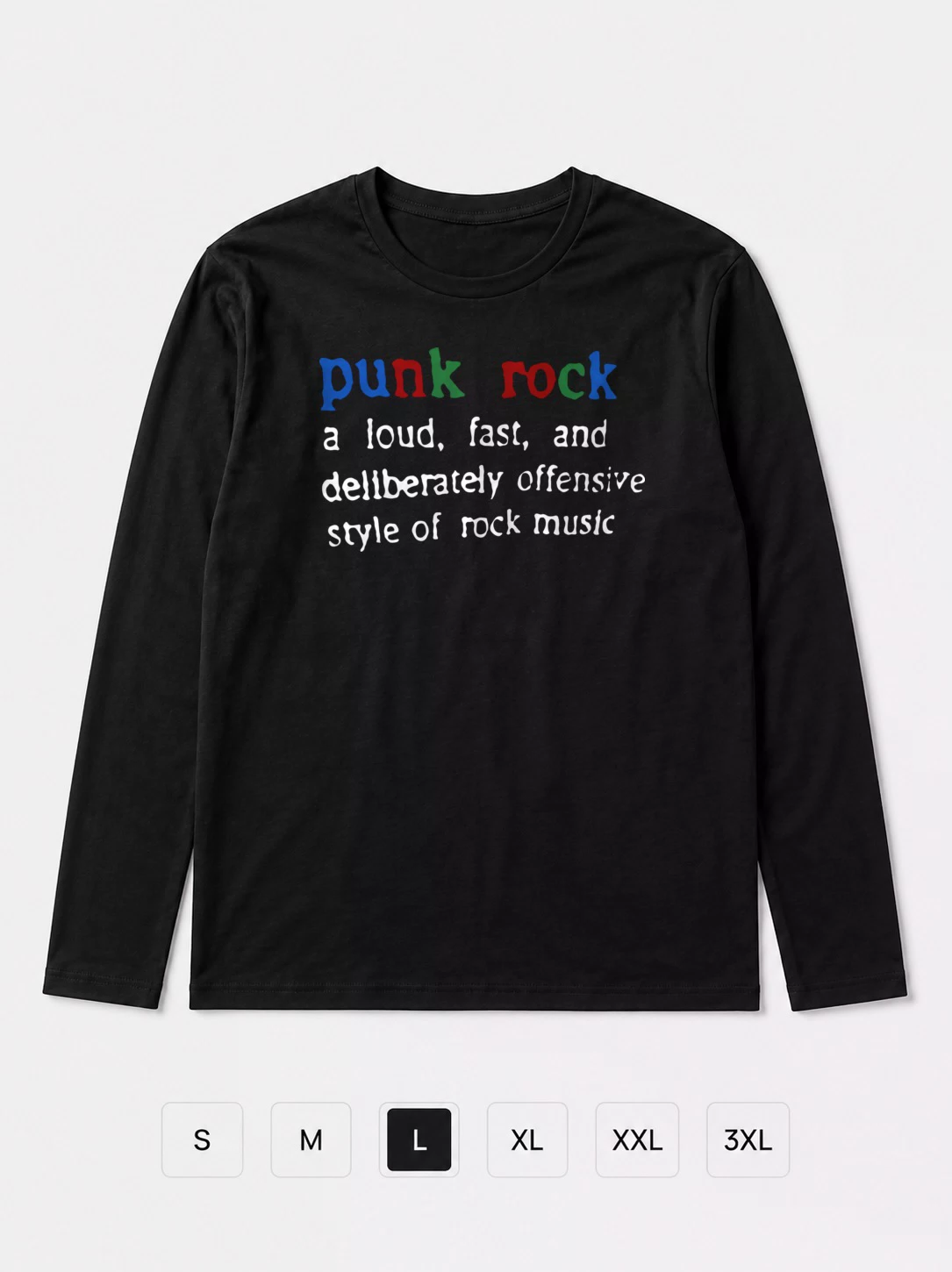 Лонгслив Punk Rock