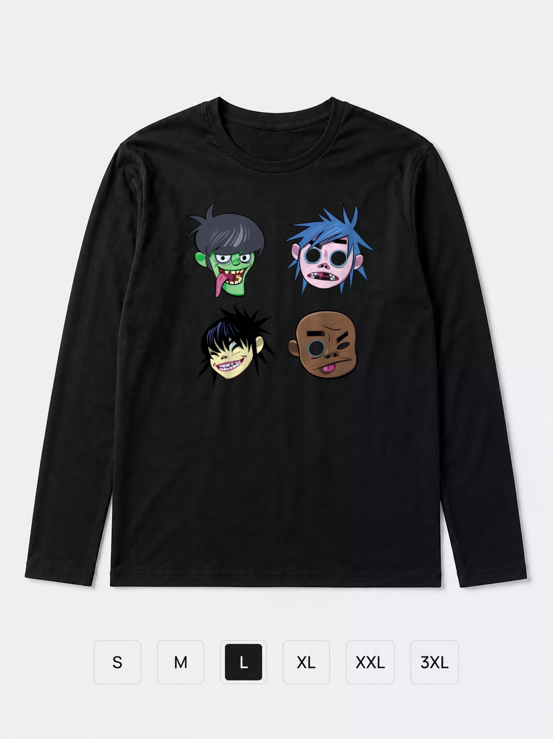 Лонгслив Gorillaz