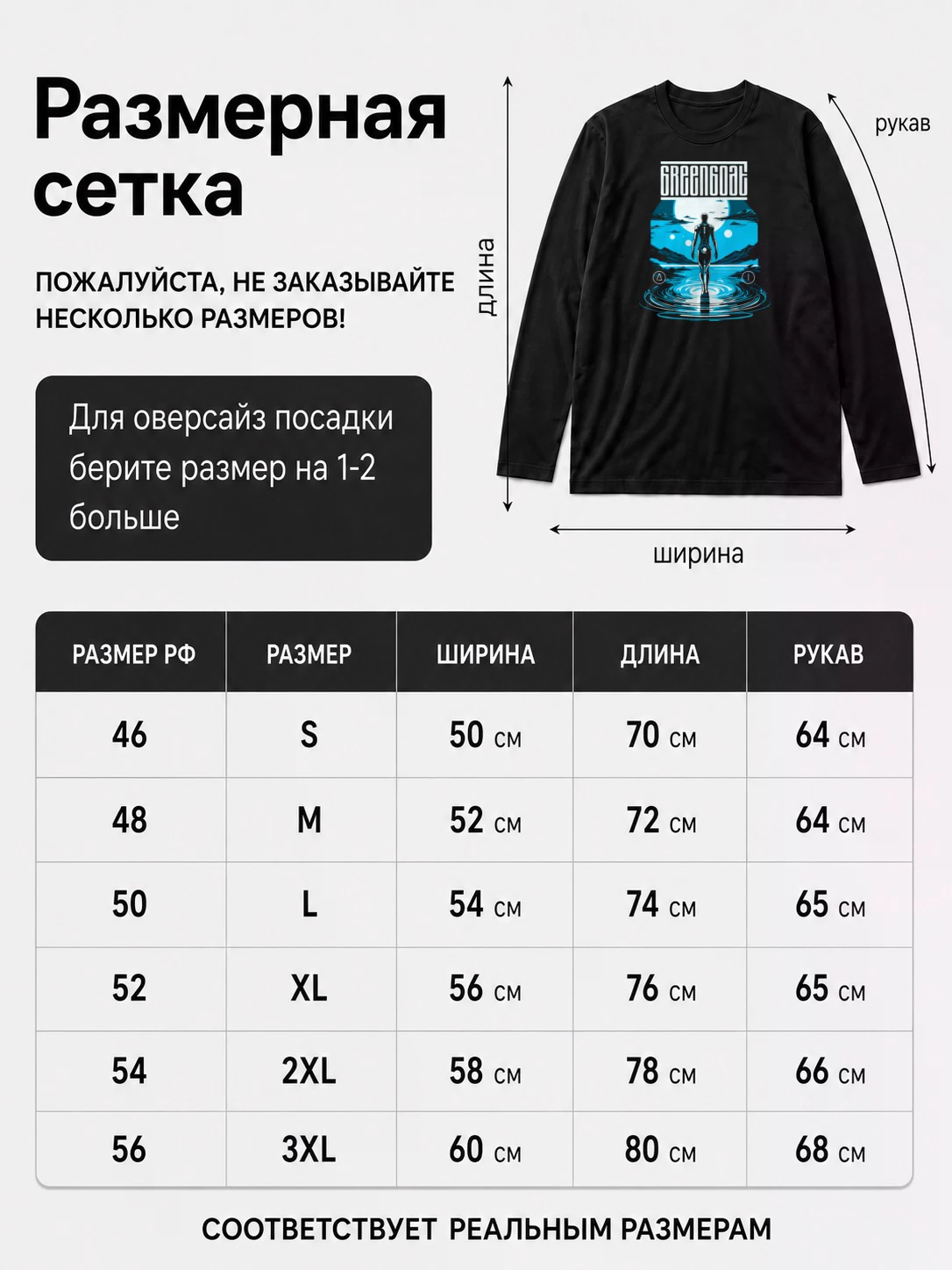 Детали: Лонгслив Greengoat