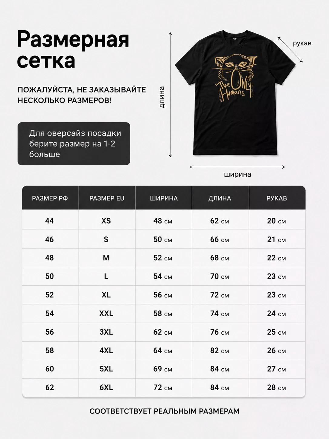 Детали: Футболка The only humans