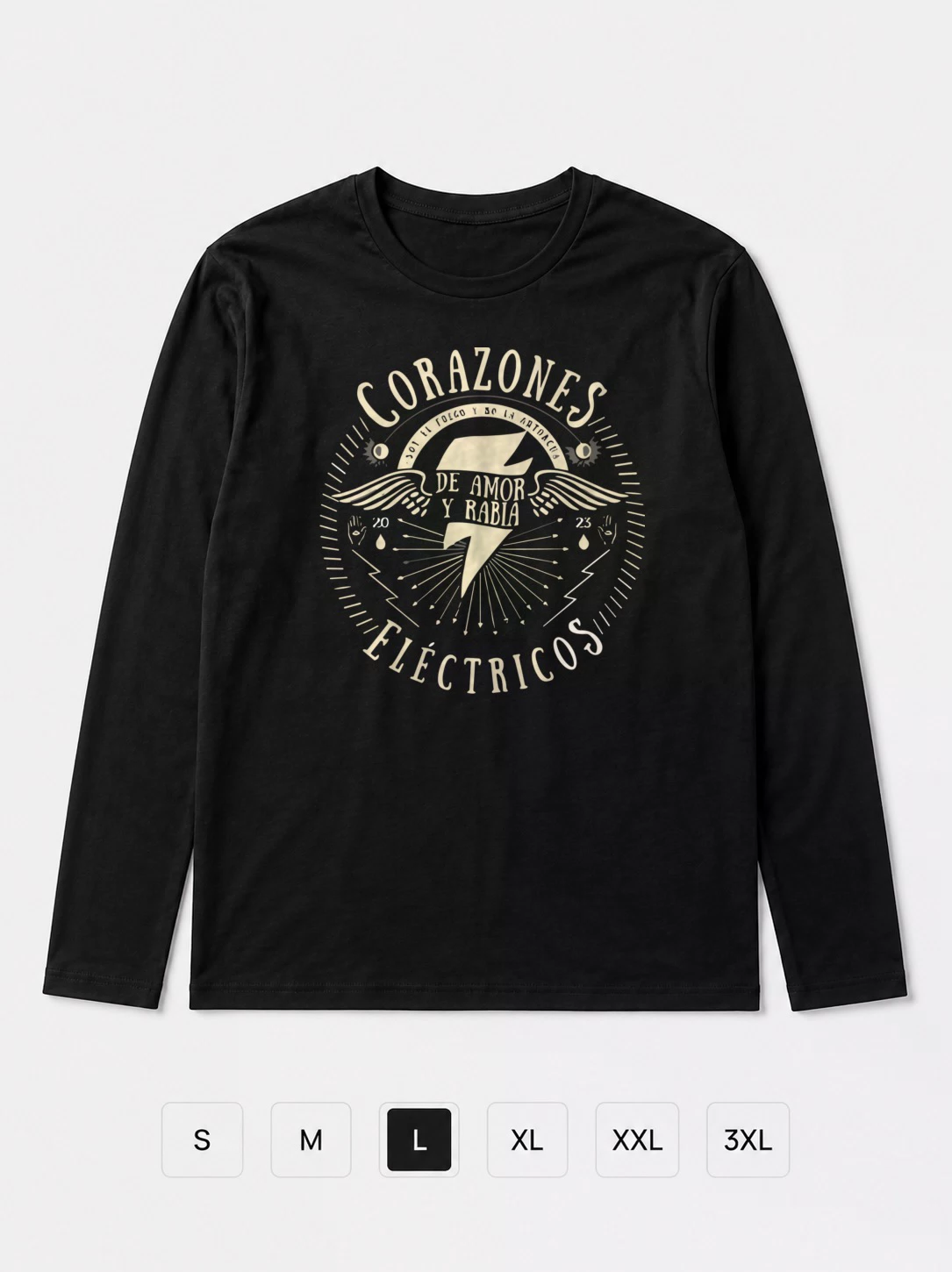 Лонгслив Corazones eléctricos