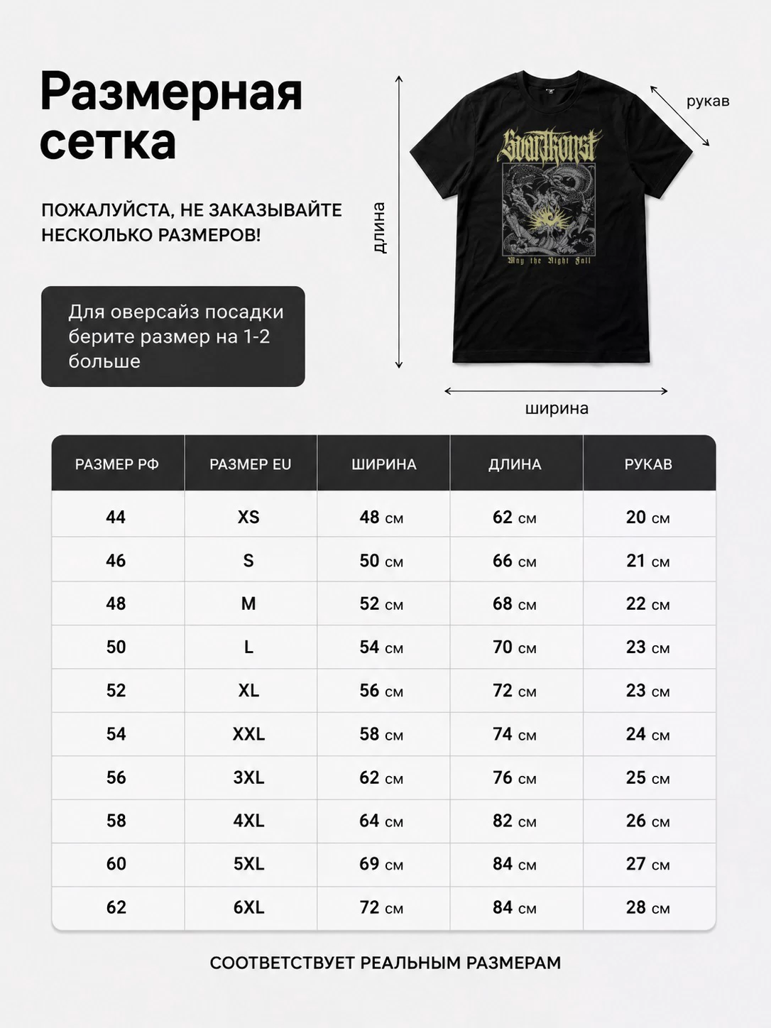 Детали: Футболка Svartkonst