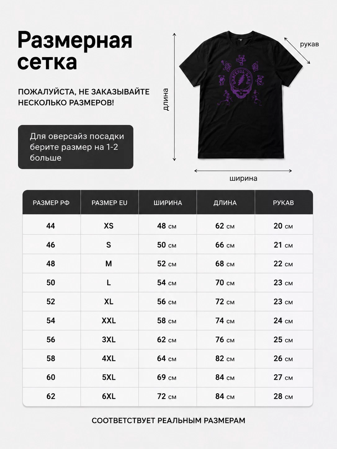 Детали: Футболка Grateful Dead