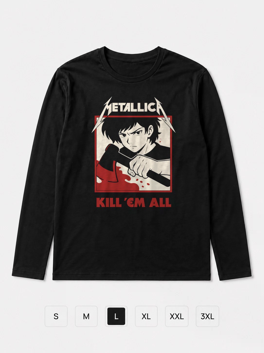 Лонгслив Metallica прикол