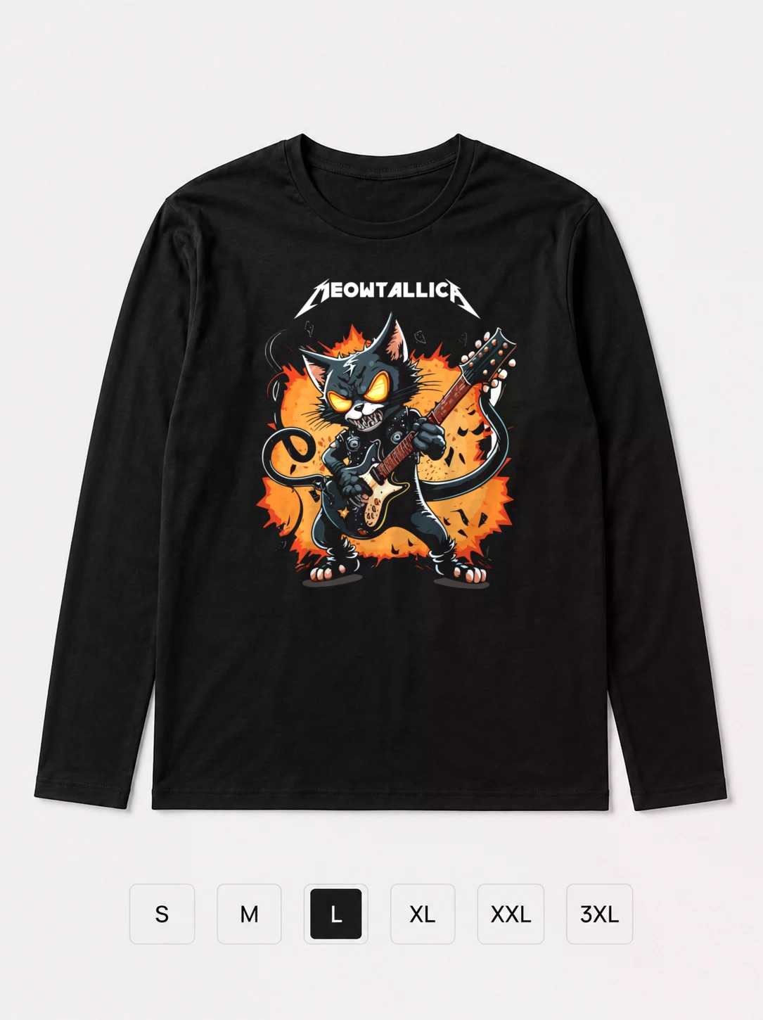 Лонгслив Meowtallica