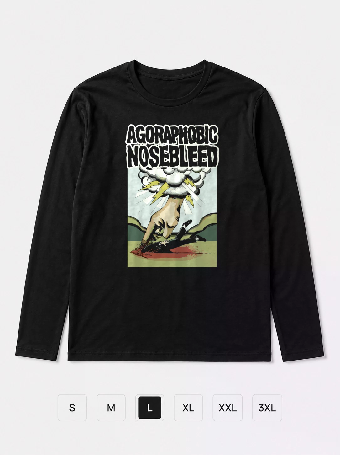 Лонгслив Agaraphobic Nosebleed