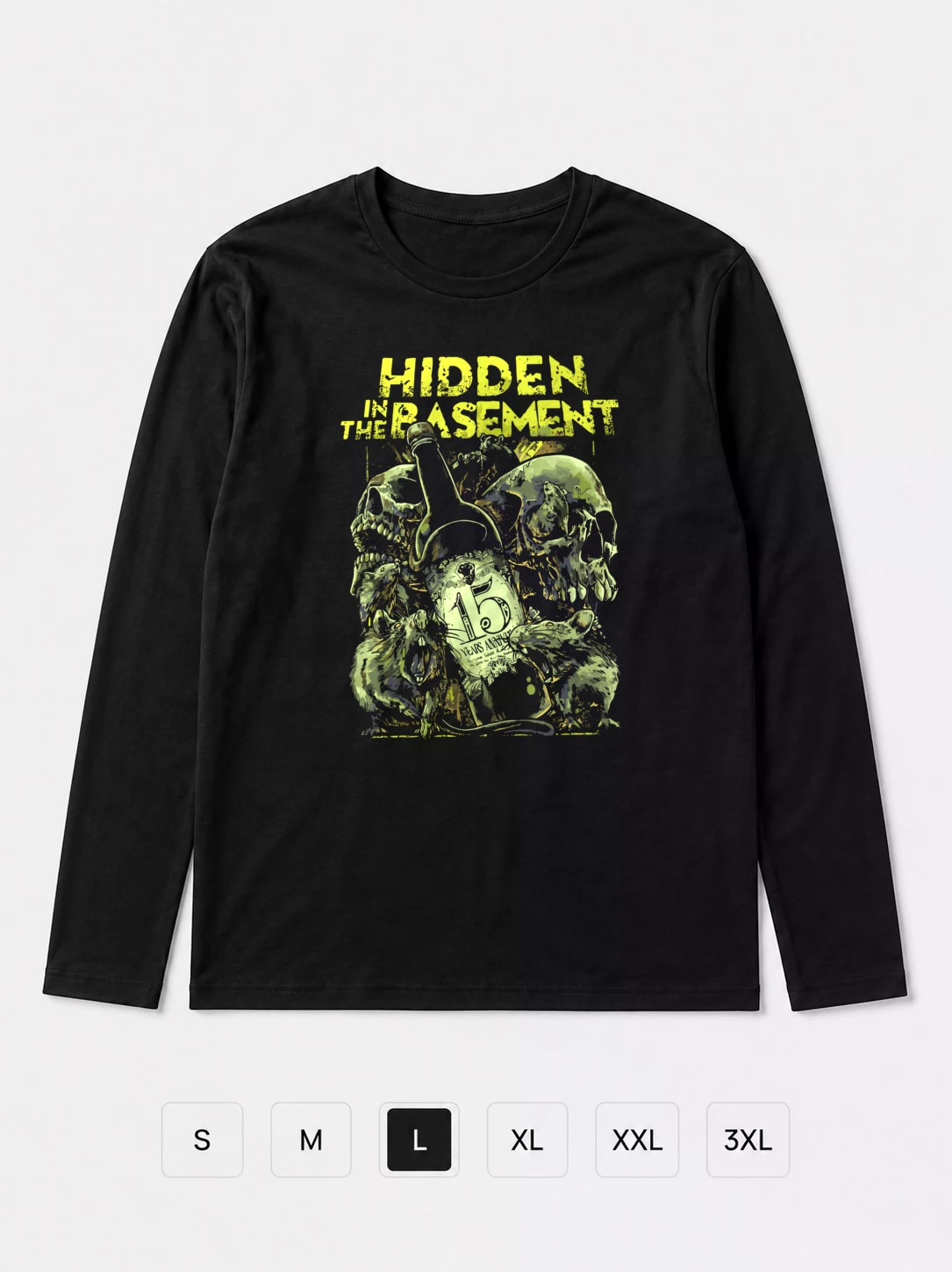 Лонгслив Hidden in the basement