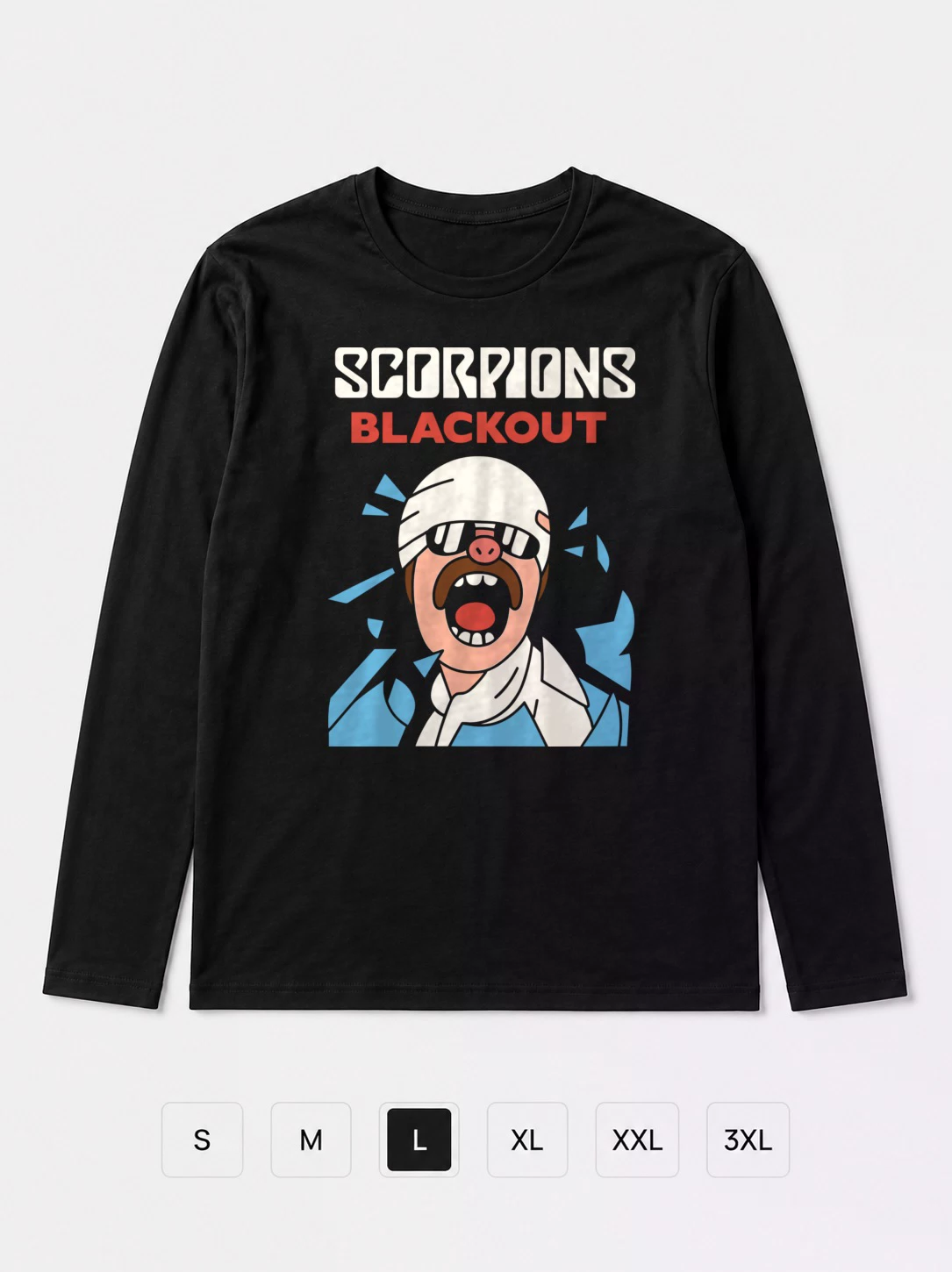 Лонгслив Scorpions прикол