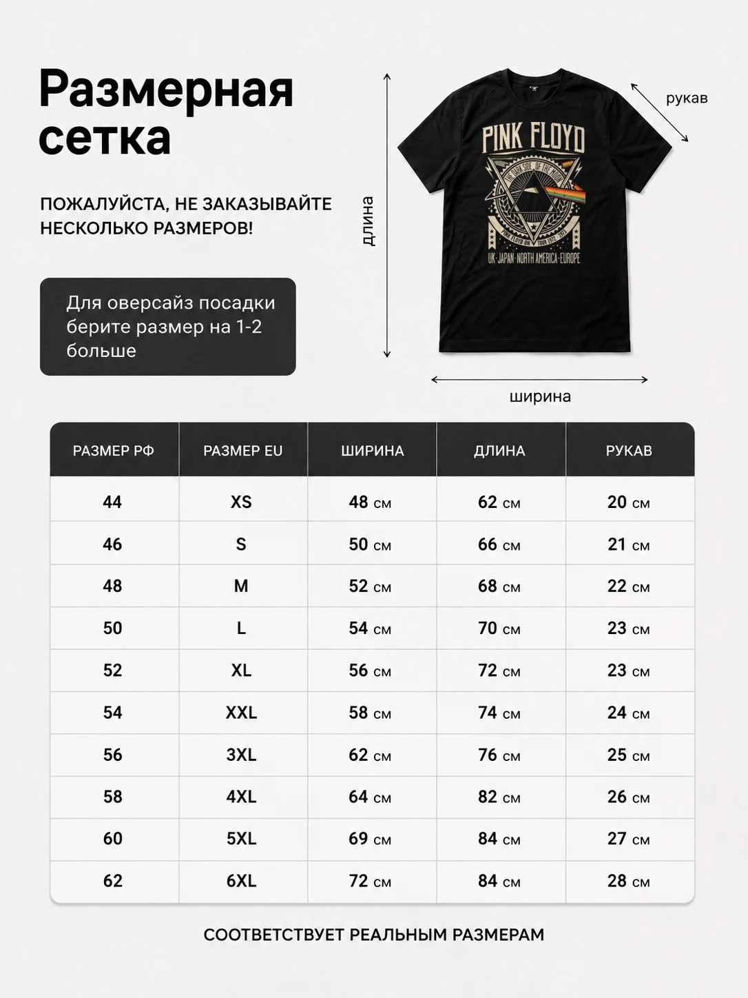 Детали: Футболка Pink Floyd