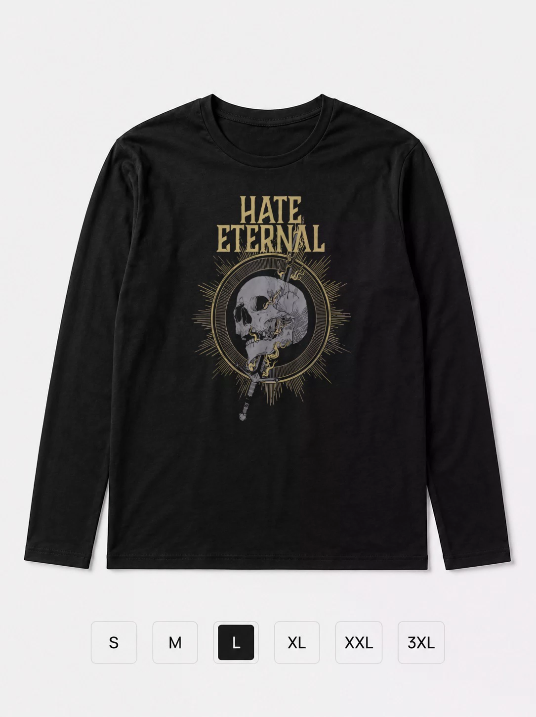 Лонгслив Hate eternal