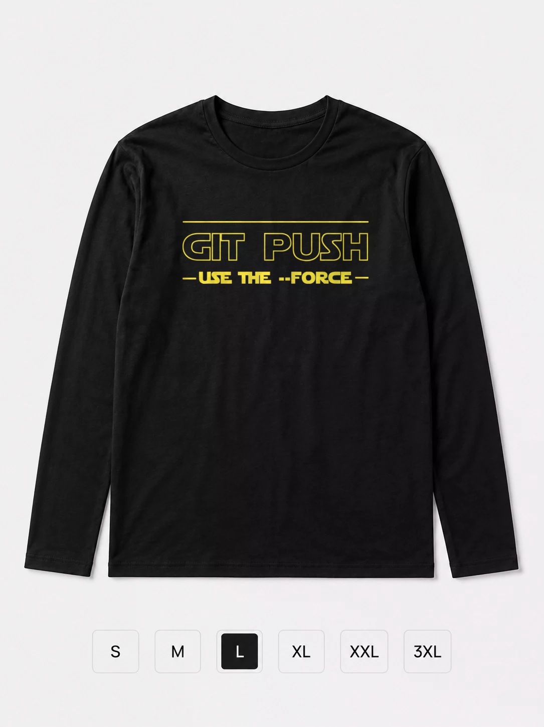 Лонгслив Git Push