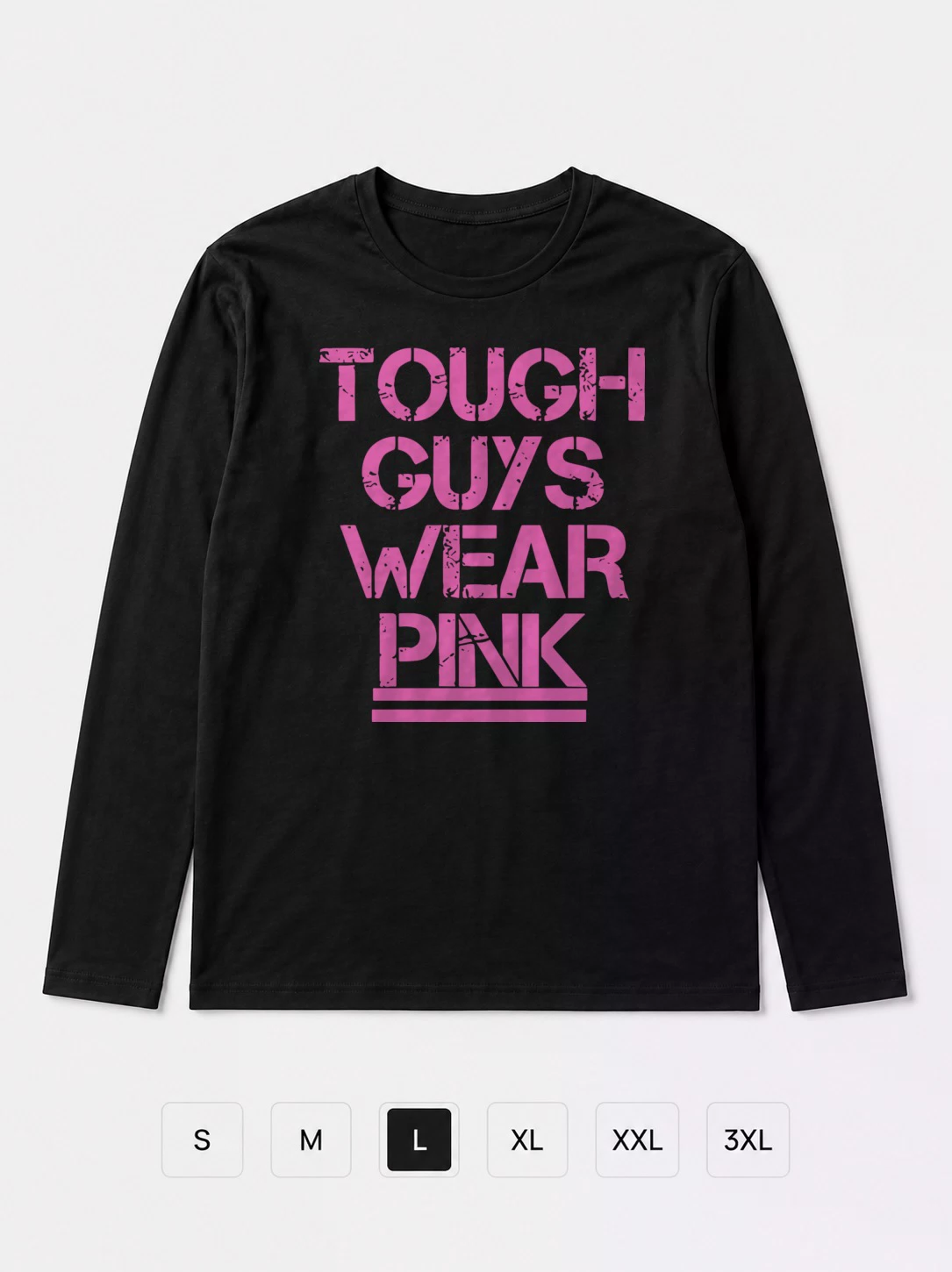 Лонгслив Tough guys wear pink