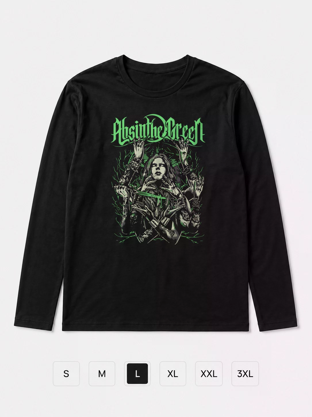 Лонгслив Absinthe green