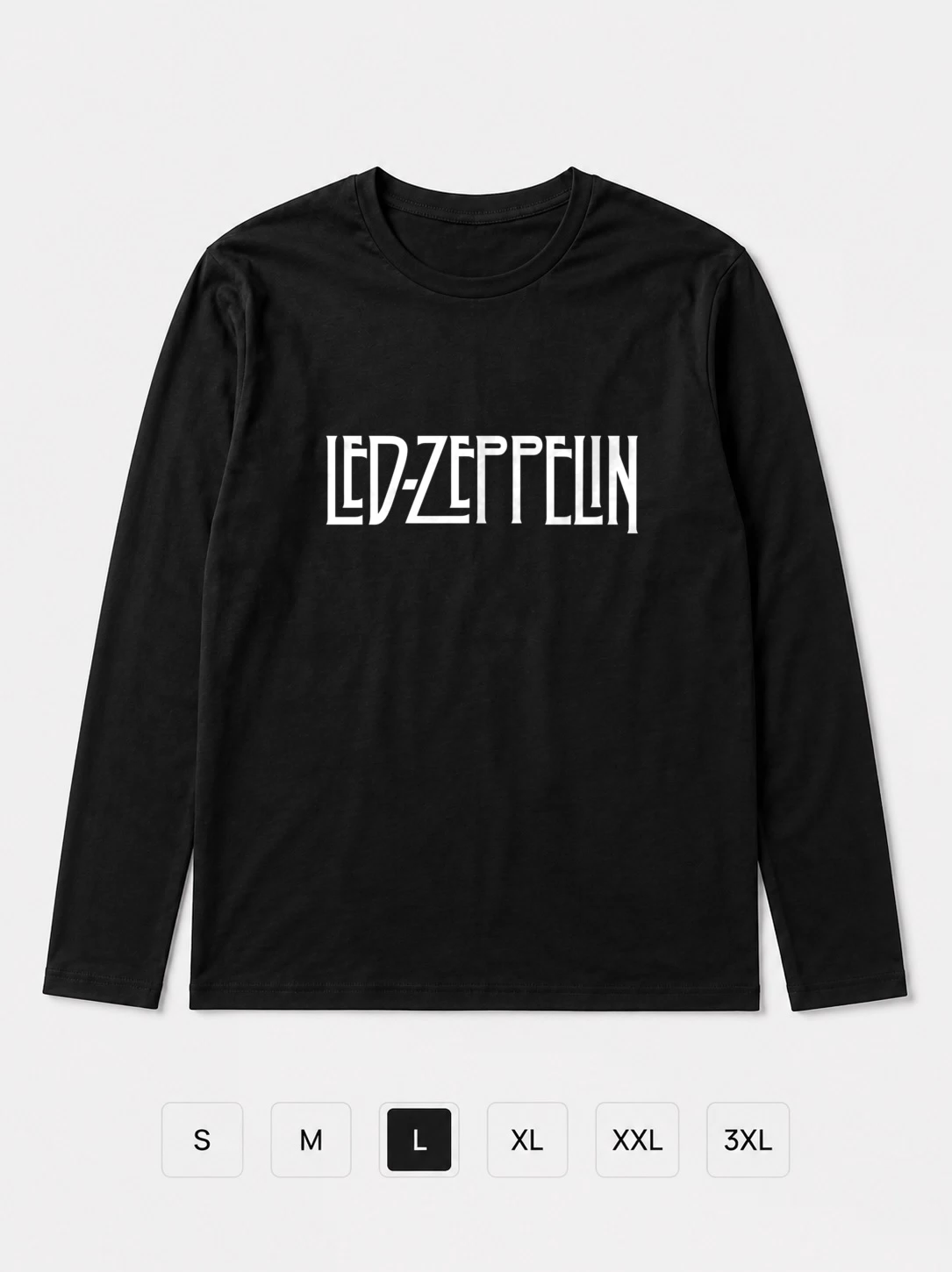 Лонгслив Zeppelin, надпись