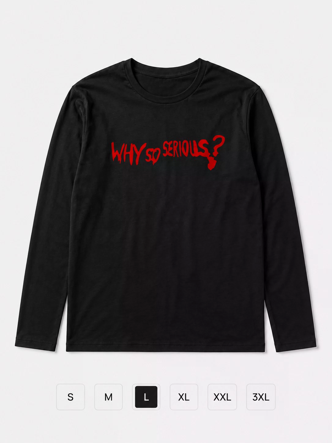 Лонгслив Why so serious