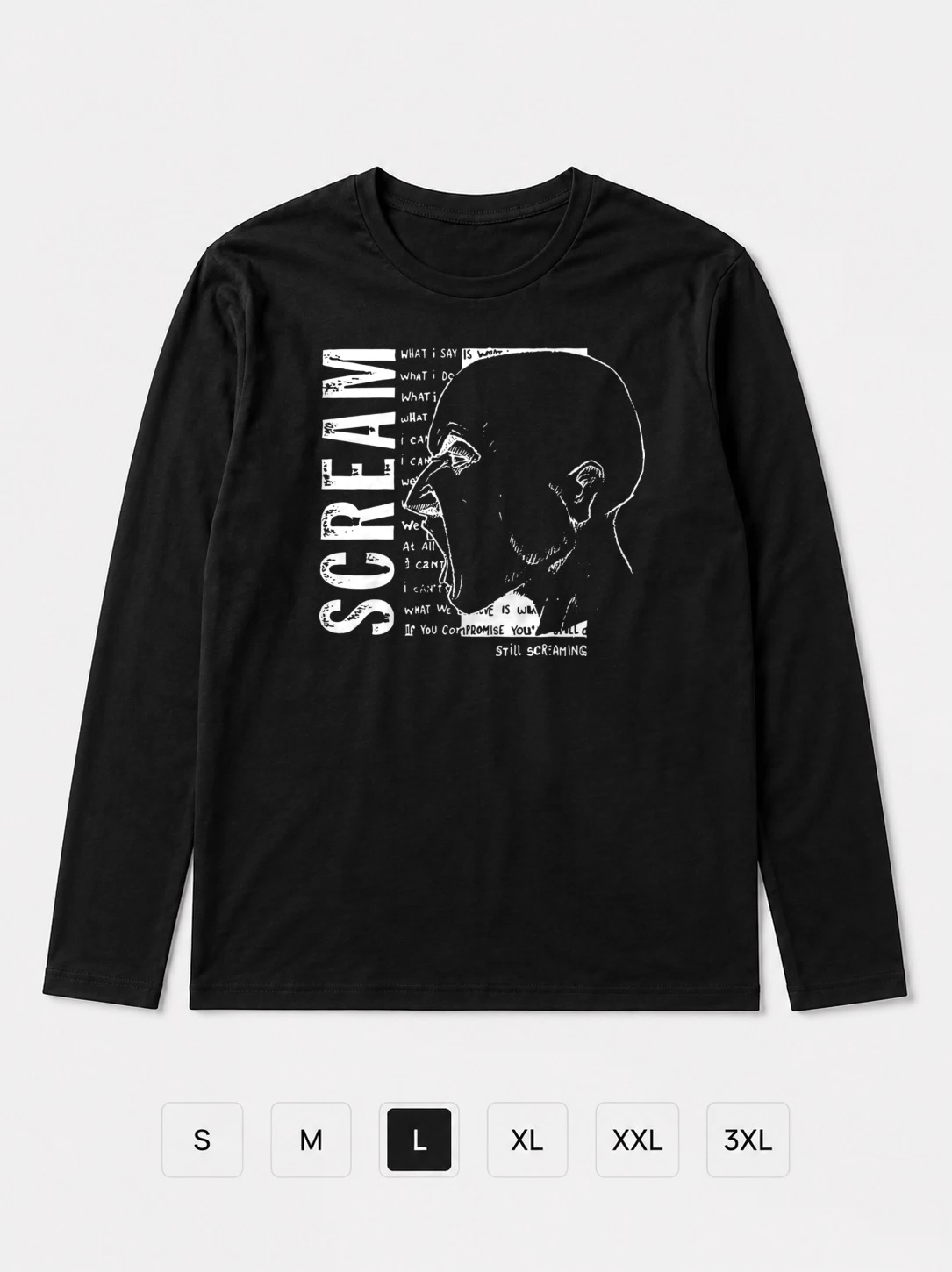 Лонгслив Scream