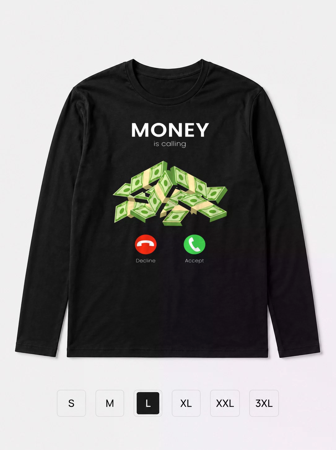 Лонгслив Money is calling
