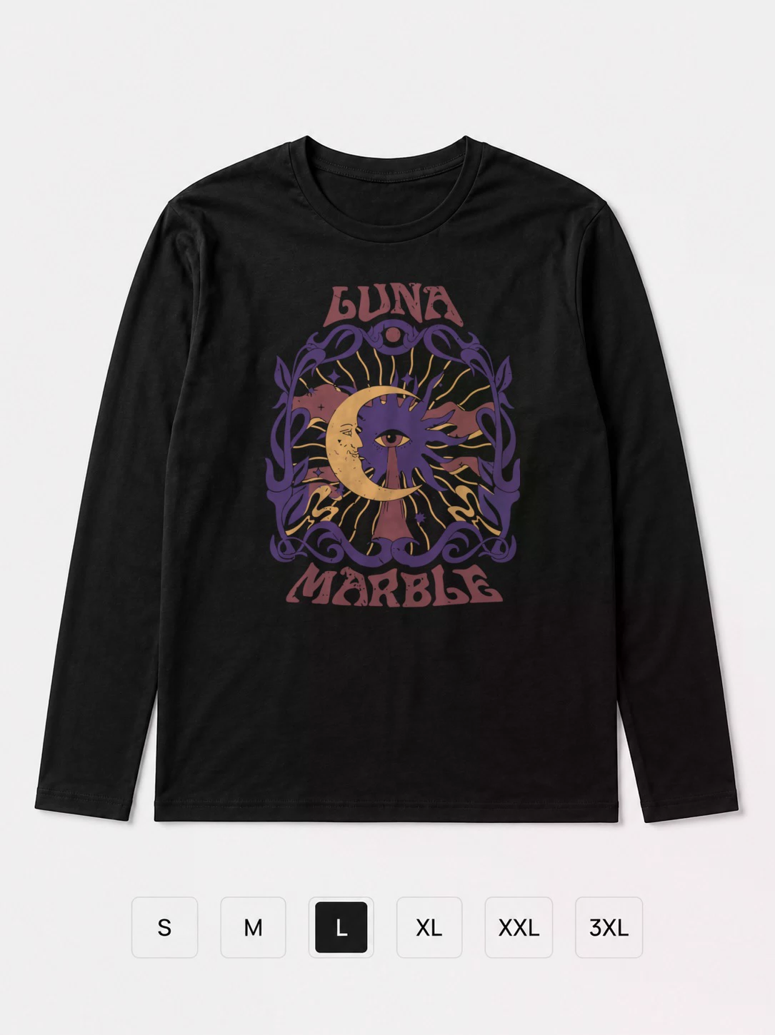 Лонгслив Luna marble