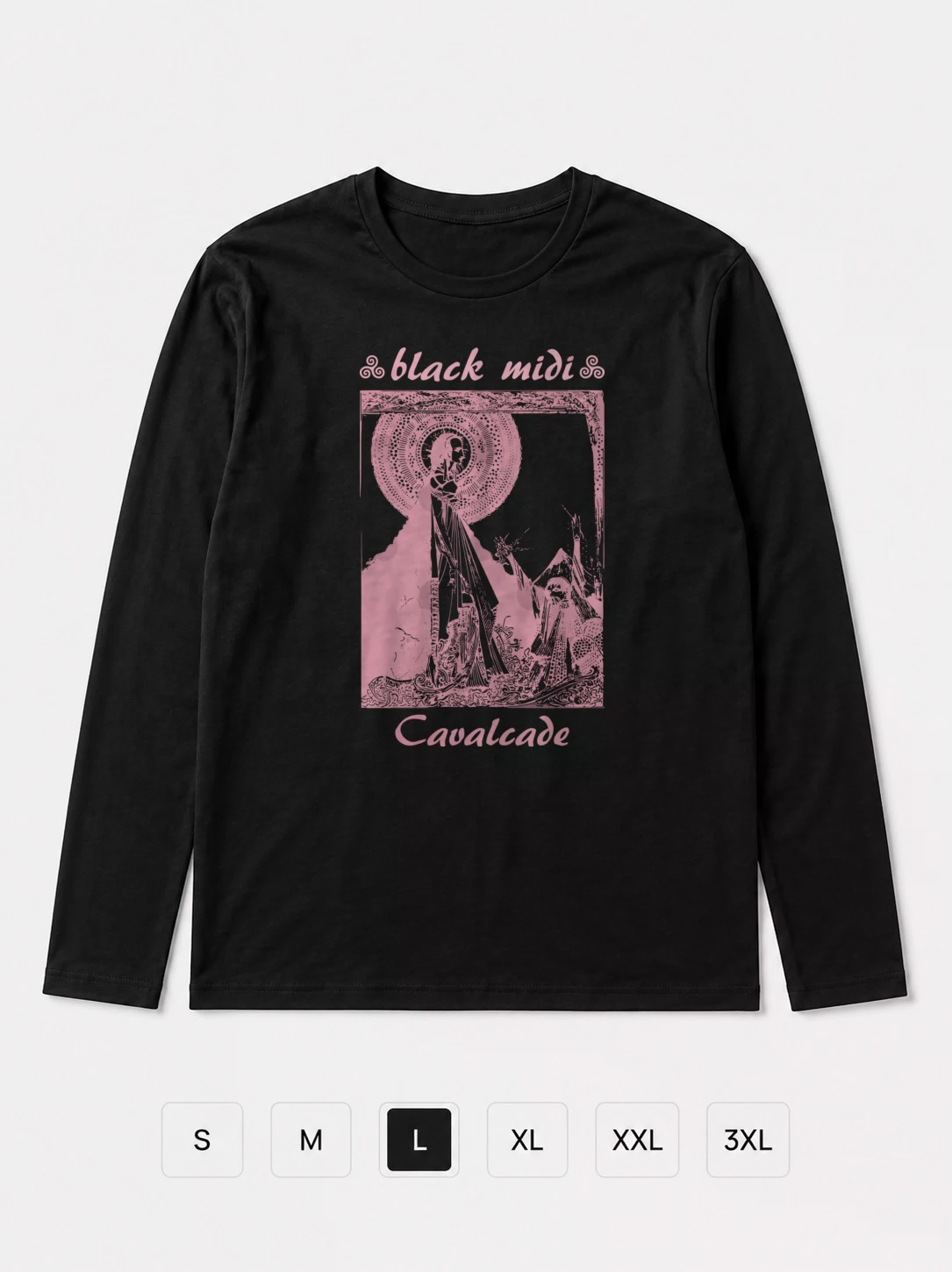 Лонгслив Black Midi