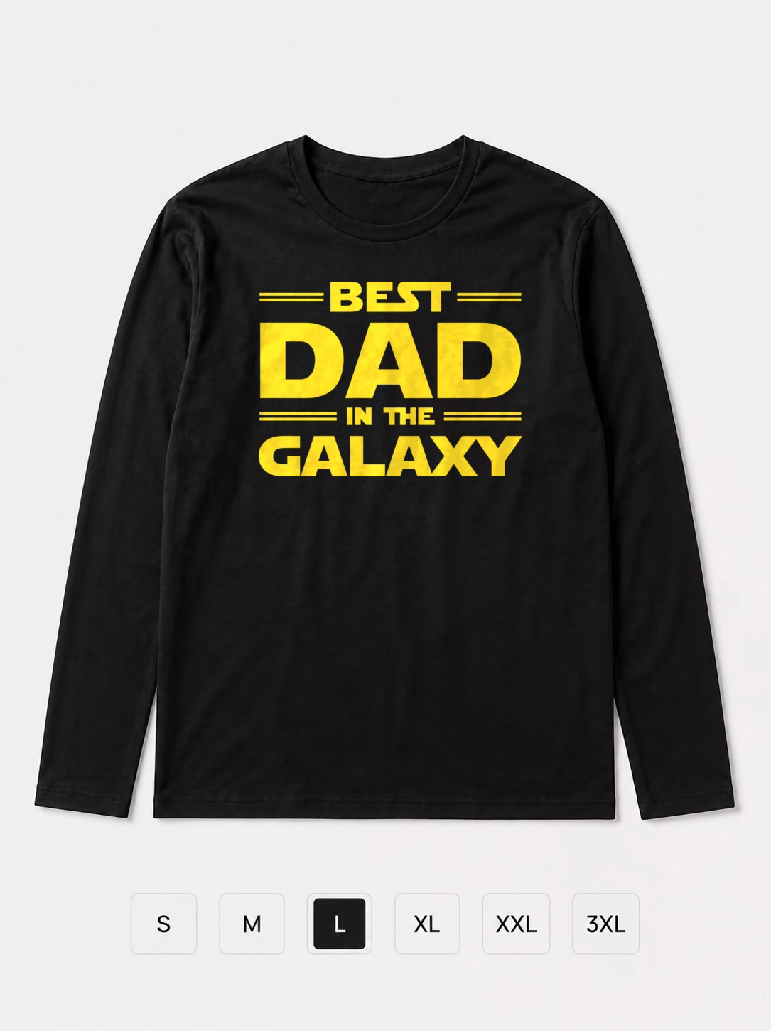 Лонгслив Best dad in the Galaxy