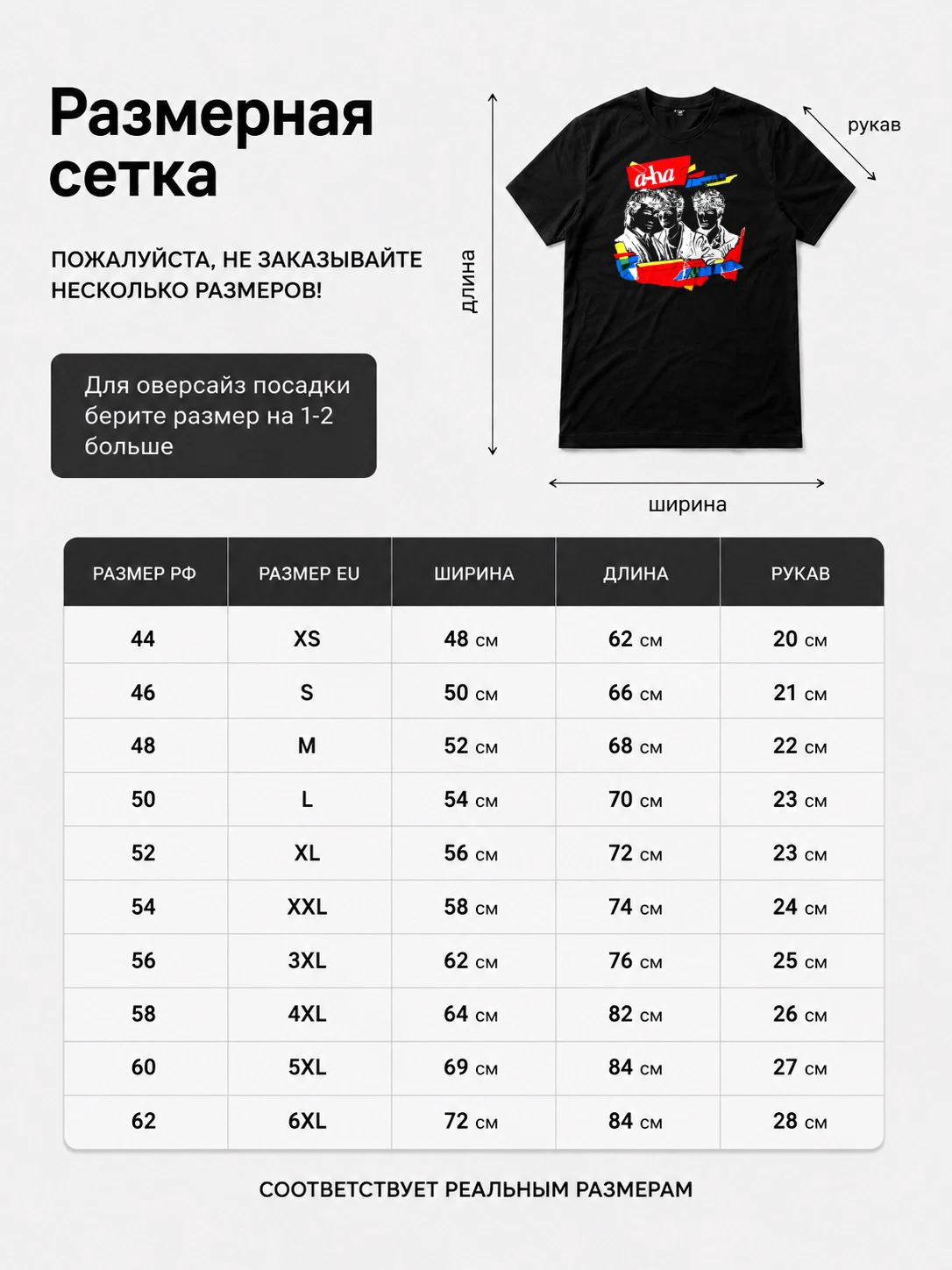Детали: Футболка A-ha