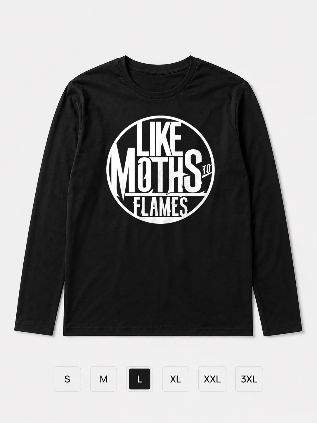 Лонгслив Like moths to flames