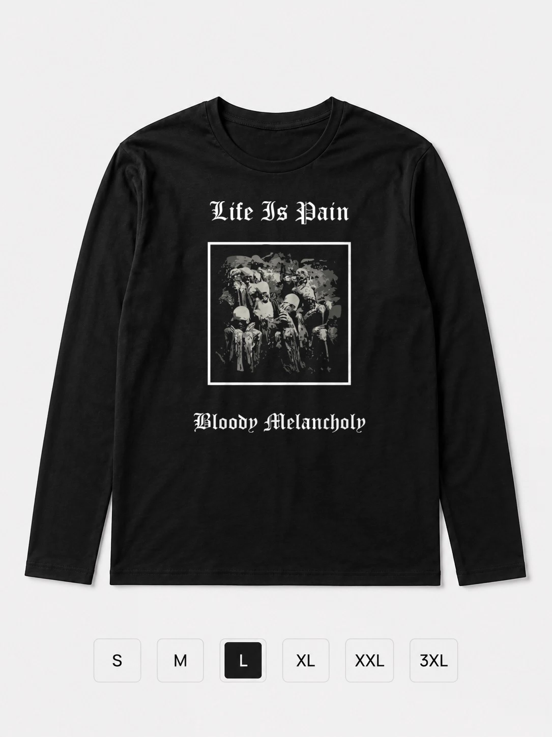 Лонгслив Life Is Pain