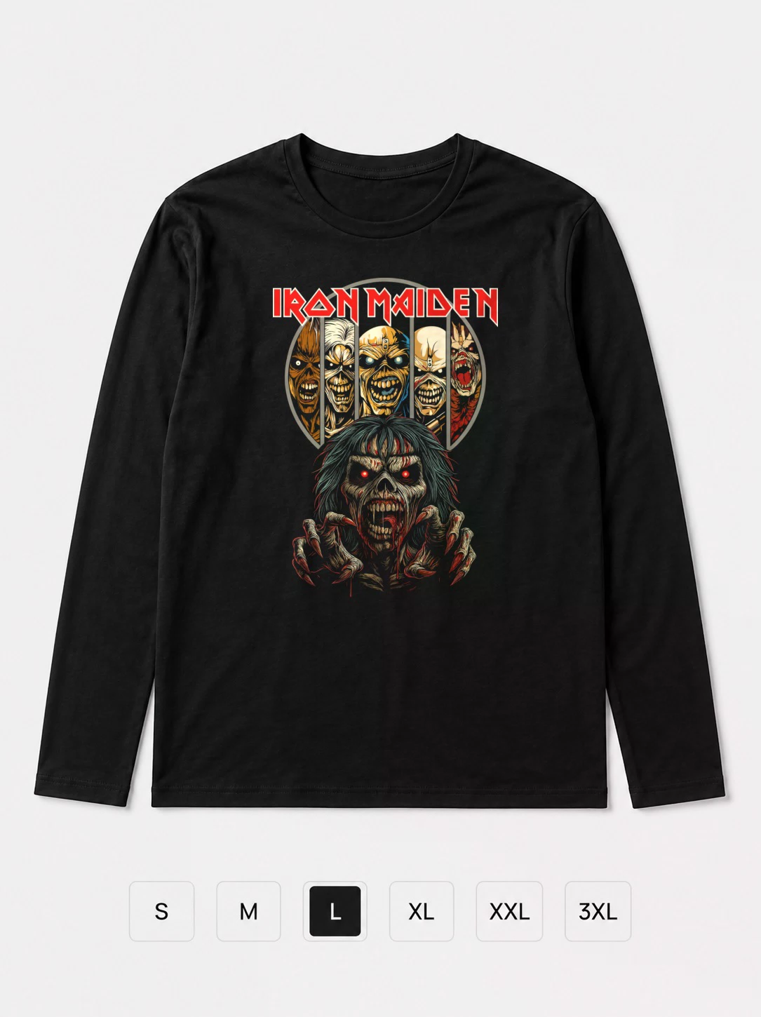 Лонгслив Iron Maiden Fan Art