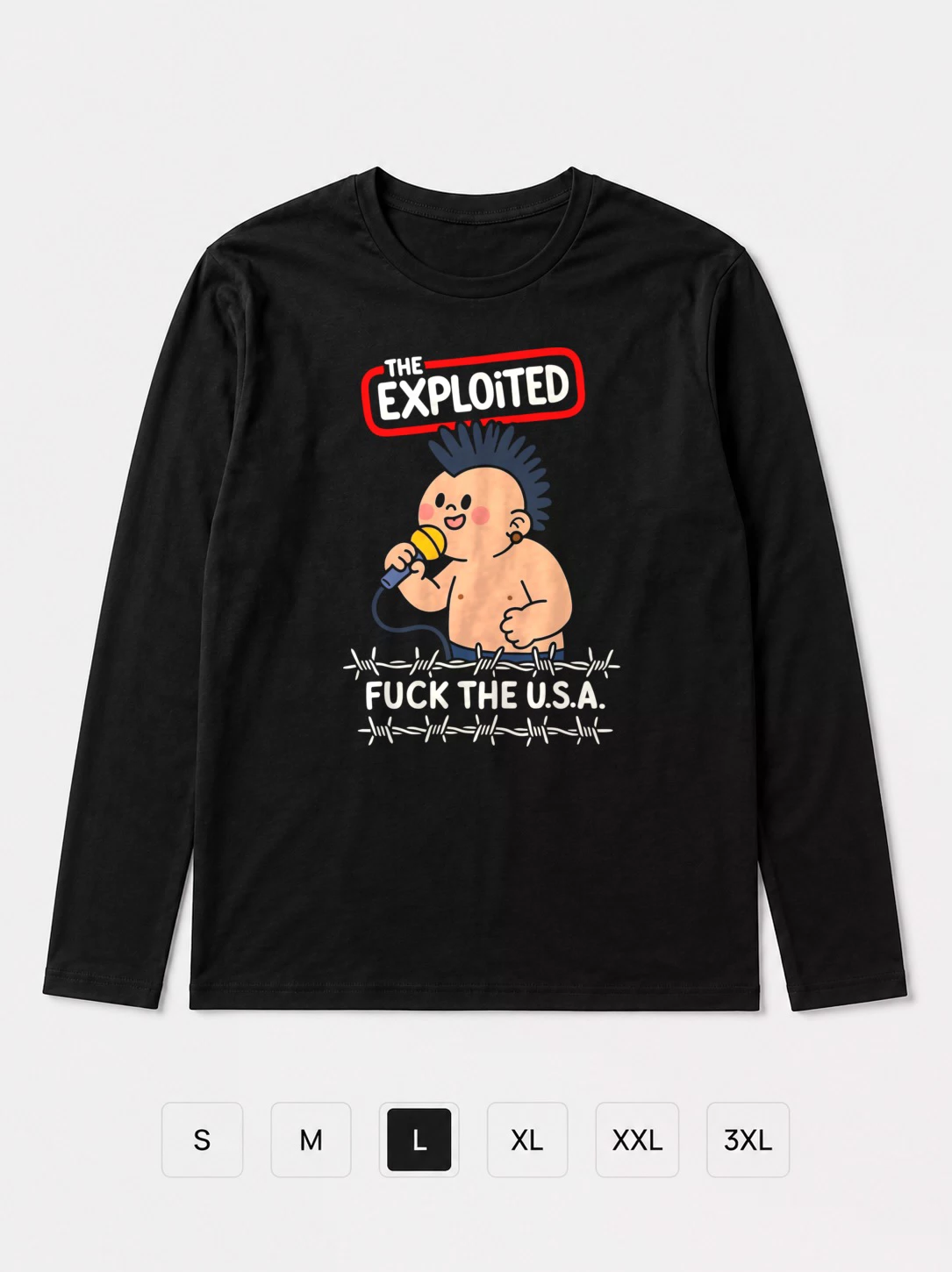 Лонгслив Exploited прикол