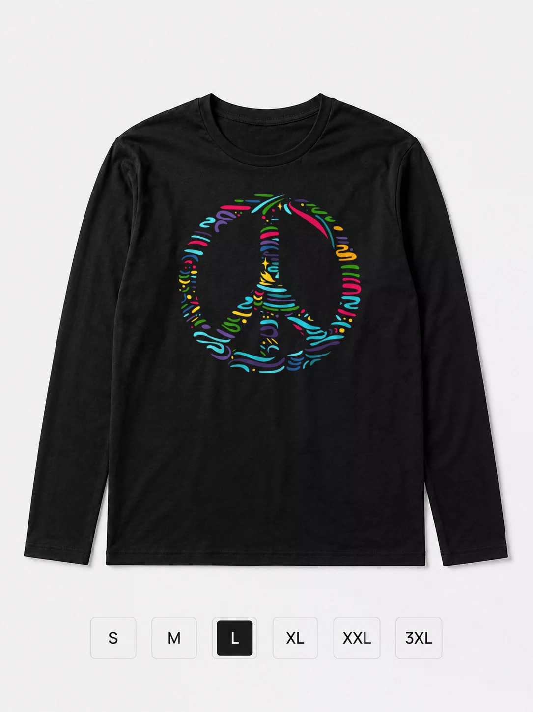 Лонгслив Мир, Peace