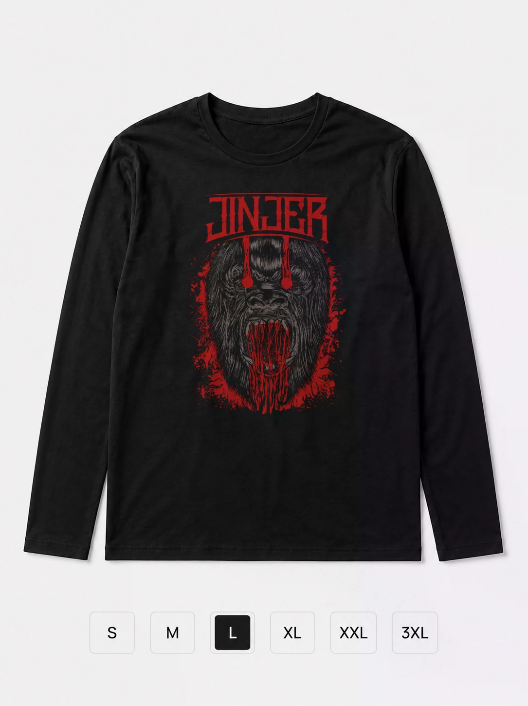 Лонгслив Jinjer метал
