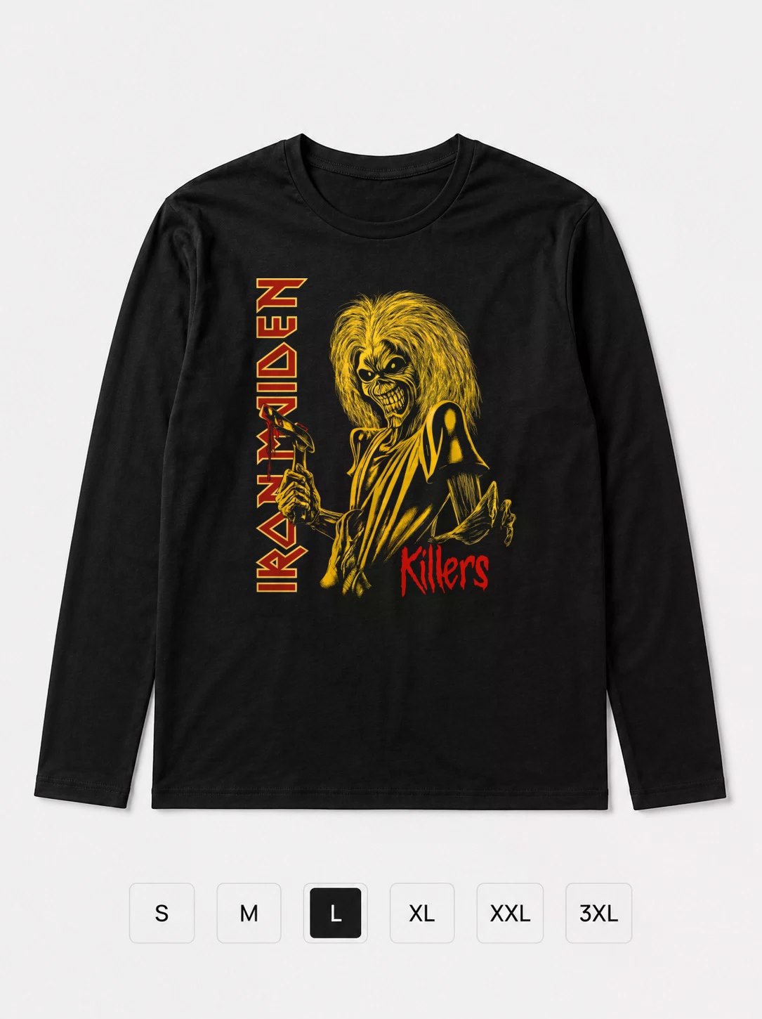 Лонгслив Iron Maiden Killers Fan Art