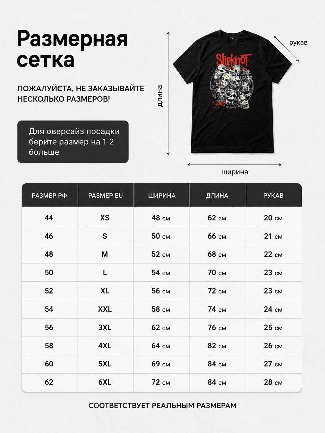 Детали: Футболка Slipknot
