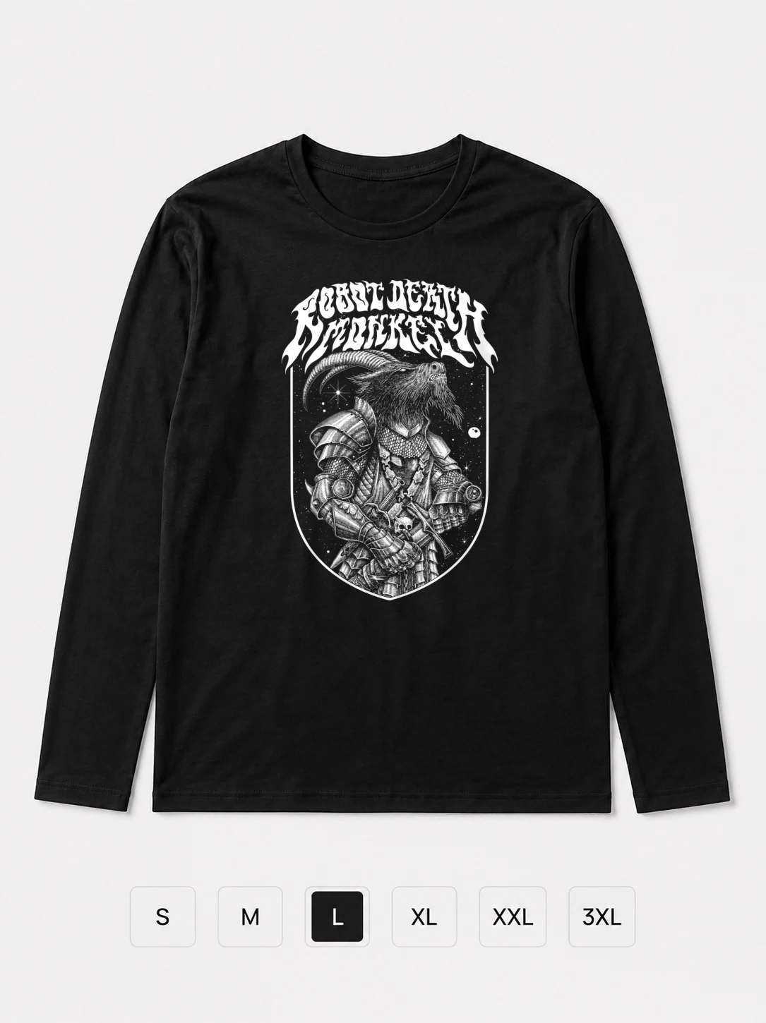 Лонгслив Robot death monkey