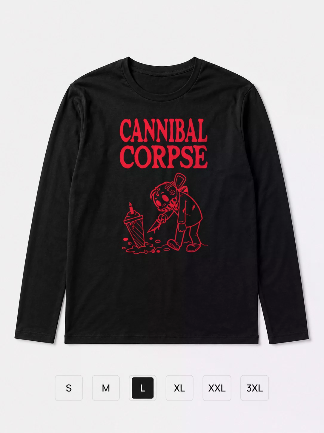 Лонгслив Cannibal Corpse прикол