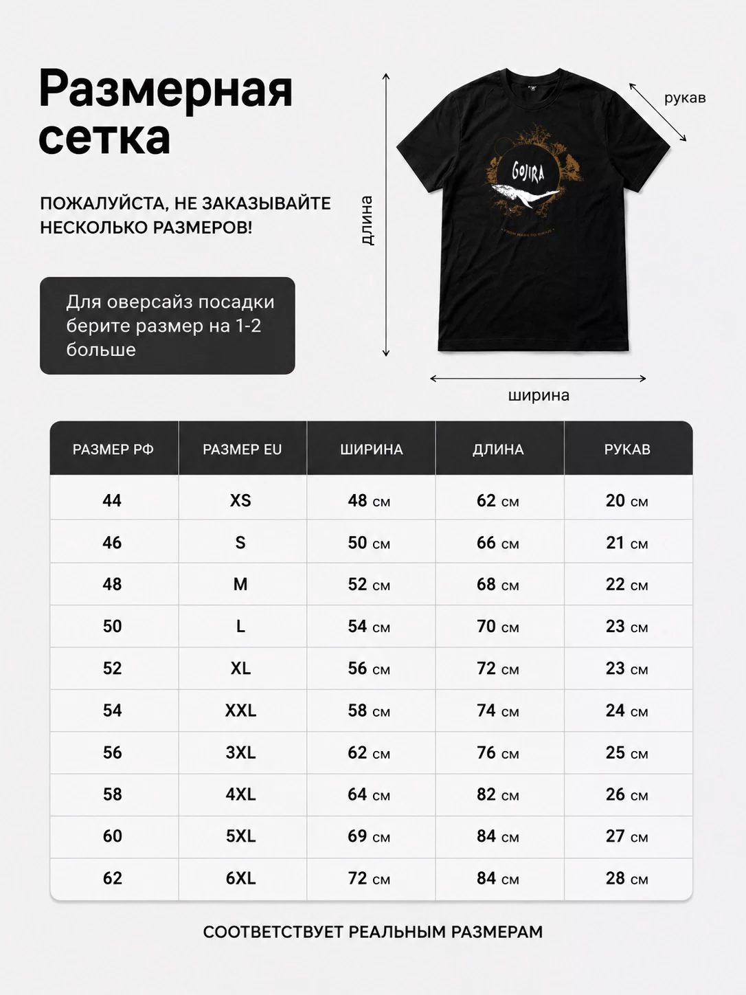 Детали: Футболка Gojira